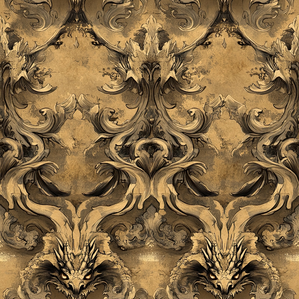 Draconian Royale Pattern 11 Quilting Cotton Fabric