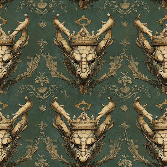 Draconian Royale Pattern 16 Quilting Cotton Fabric
