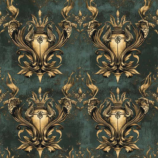 Draconian Royale Pattern 26 Quilting Cotton Fabric