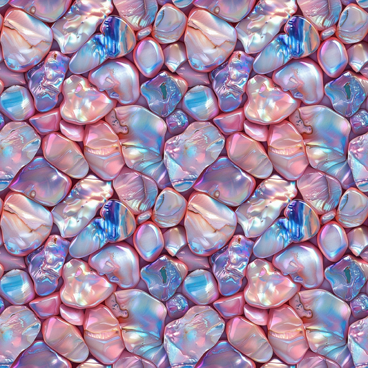 Freshwater Pearls Pattern 3 Quilting Cotton Fabric