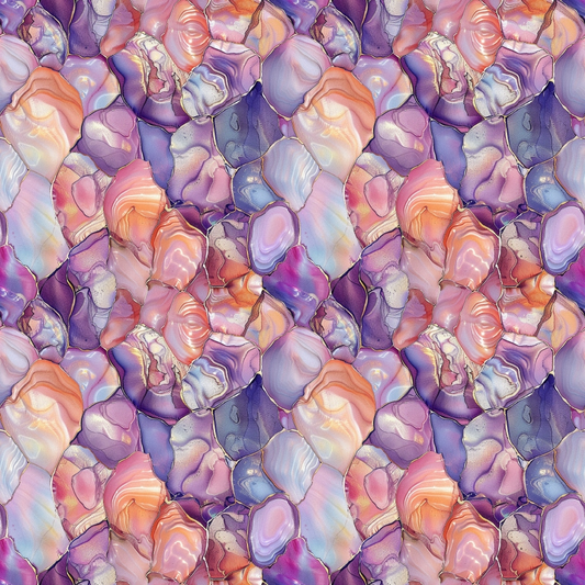 Freshwater Pearls Pattern 4 Quilting Cotton Fabric