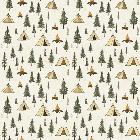 Camping in the Forest Pattern 6 Quilting Cotton Fabric