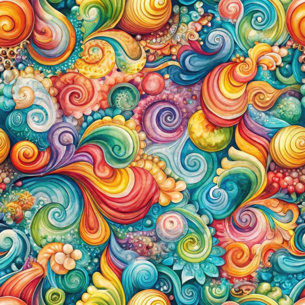 Wonderland Vortex Pattern 1 Quilting Cotton Fabric