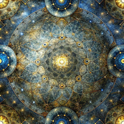 Celestial Elements Pattern 3 Quilting Cotton Fabric