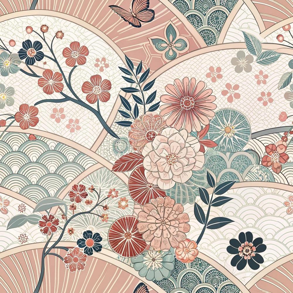 Japanese Kimono Pattern 3 Quilting Cotton Fabric