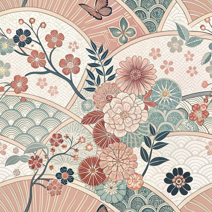 Japanese Kimono Pattern 3 Quilting Cotton Fabric