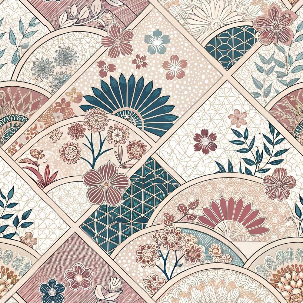 Japanese Kimono Pattern 10 Quilting Cotton Fabric