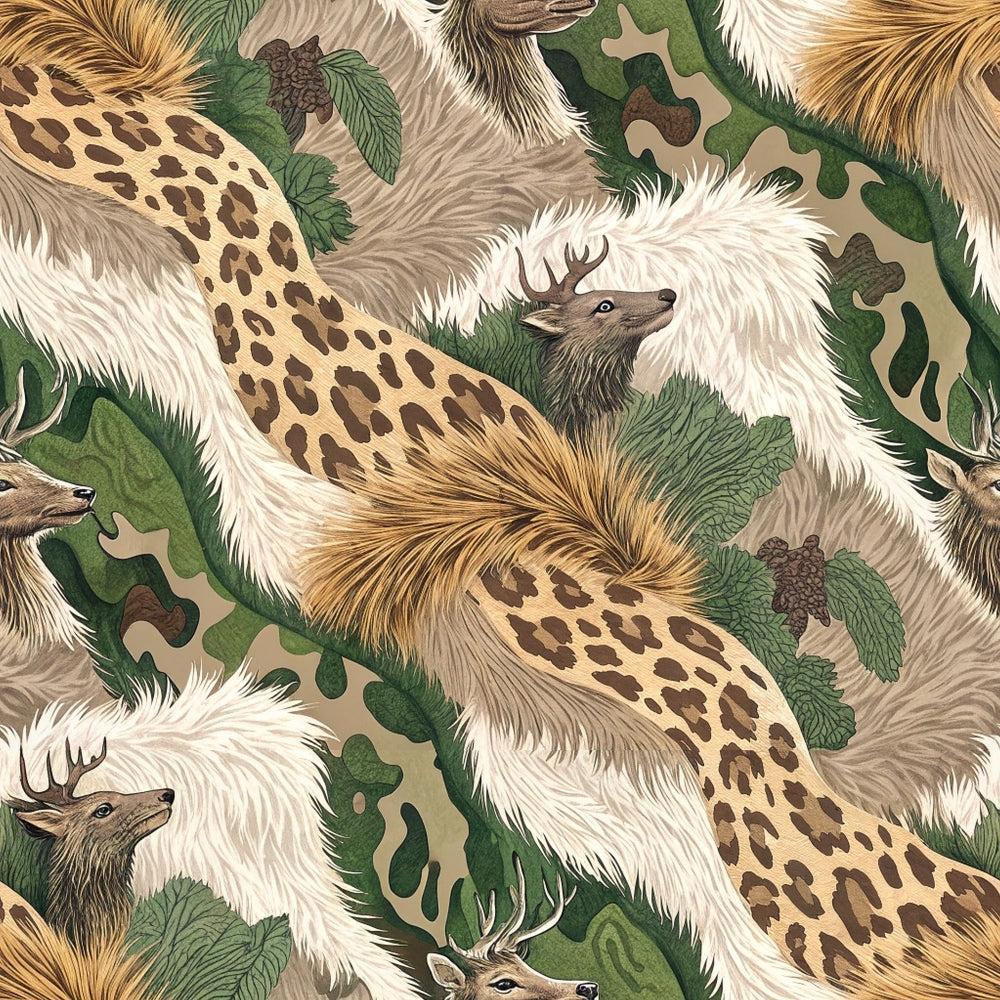 Animal Fur Camo Pattern 7 Quilting Cotton Fabric
