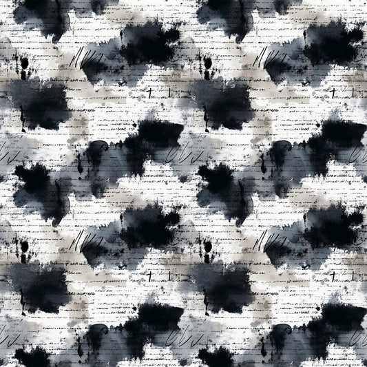 Grunge Echoes Pattern 1 Quilting Cotton Fabric