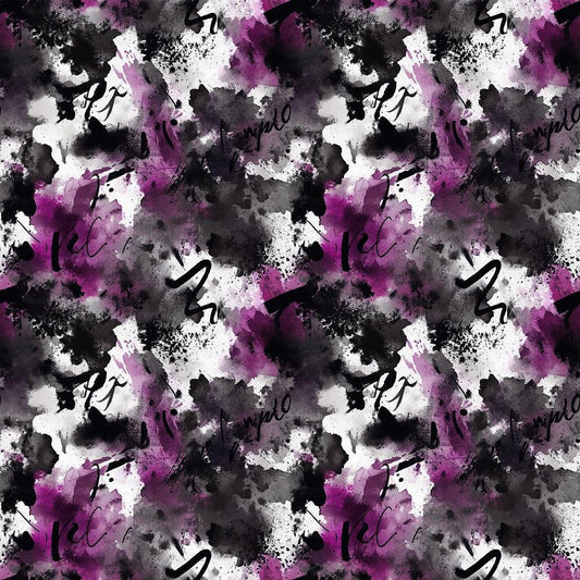 Grunge Echoes Pattern 4 Quilting Cotton Fabric