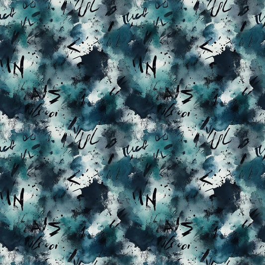 Grunge Echoes Pattern 6 Quilting Cotton Fabric