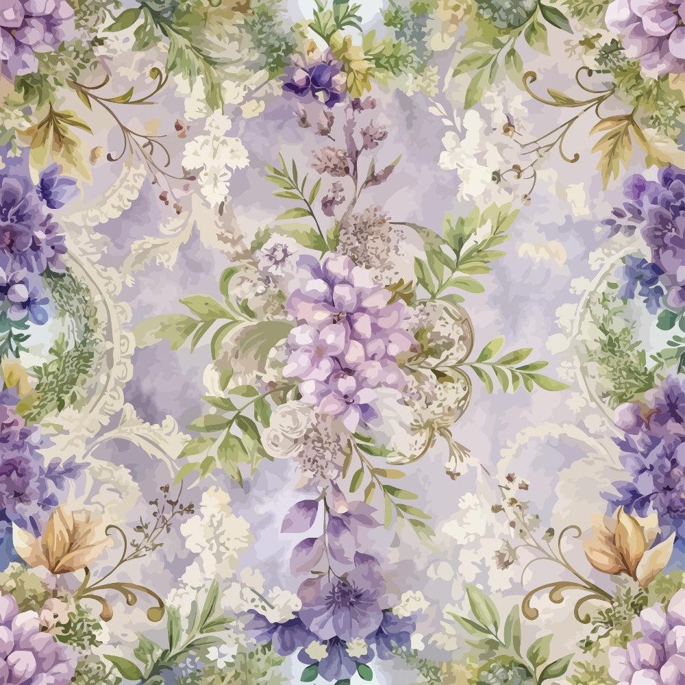 Baroque Florals Pattern 95 Quilting Cotton Fabric