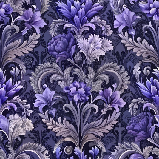 Baroque Florals Pattern 224 Quilting Cotton Fabric