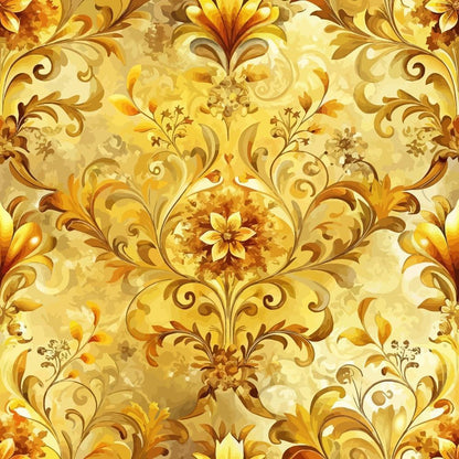 Baroque Florals Pattern 116 Quilting Cotton Fabric