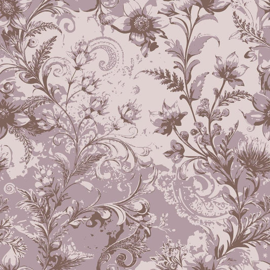 Baroque Florals Pattern 166 Quilting Cotton Fabric