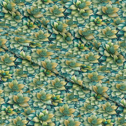 Beautiful Flowers Euphorbia Pattern 5 Quilting Cotton Fabric