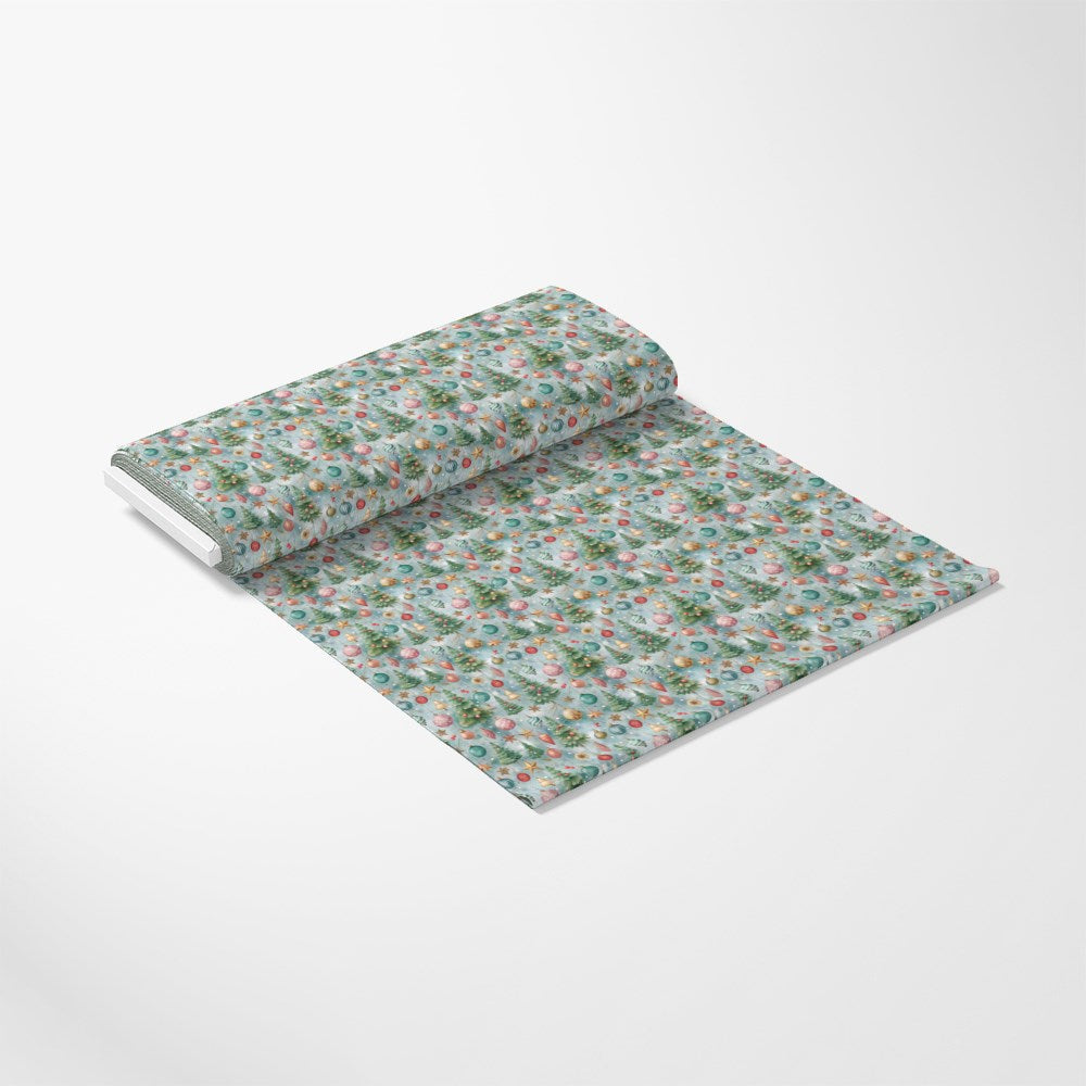 Pastel Christmas Time Pattern 9 Quilting Cotton Fabric