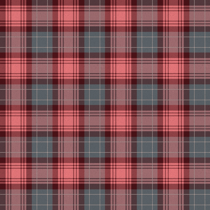 Rosewood Tartan Pattern 19 Minky Fabric