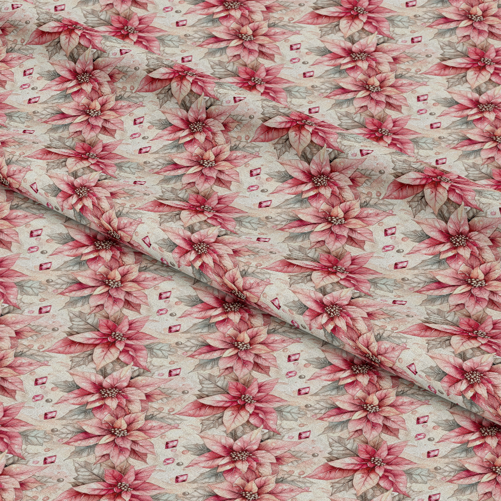 A Frosted Christmas Pattern 1 Quilting Cotton Fabric