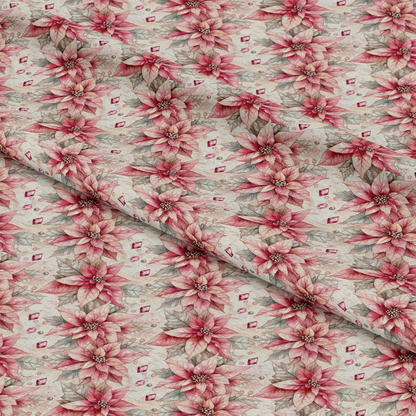 A Frosted Christmas Pattern 1 Quilting Cotton Fabric