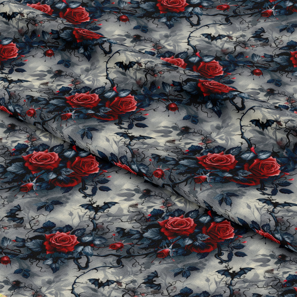 A Gothic Night Pattern 12 Quilting Cotton Fabric