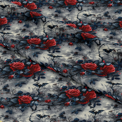 A Gothic Night Pattern 12 Quilting Cotton Fabric