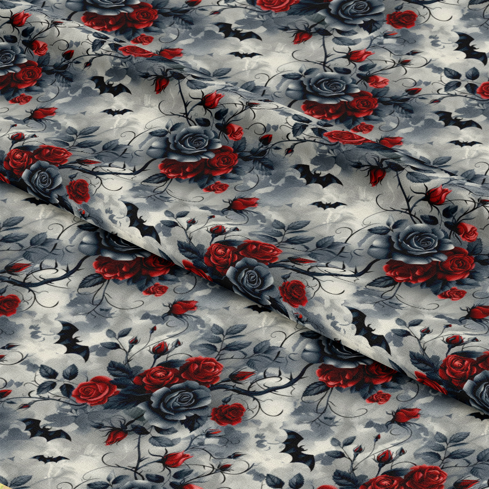 A Gothic Night Pattern 4 Quilting Cotton Fabric