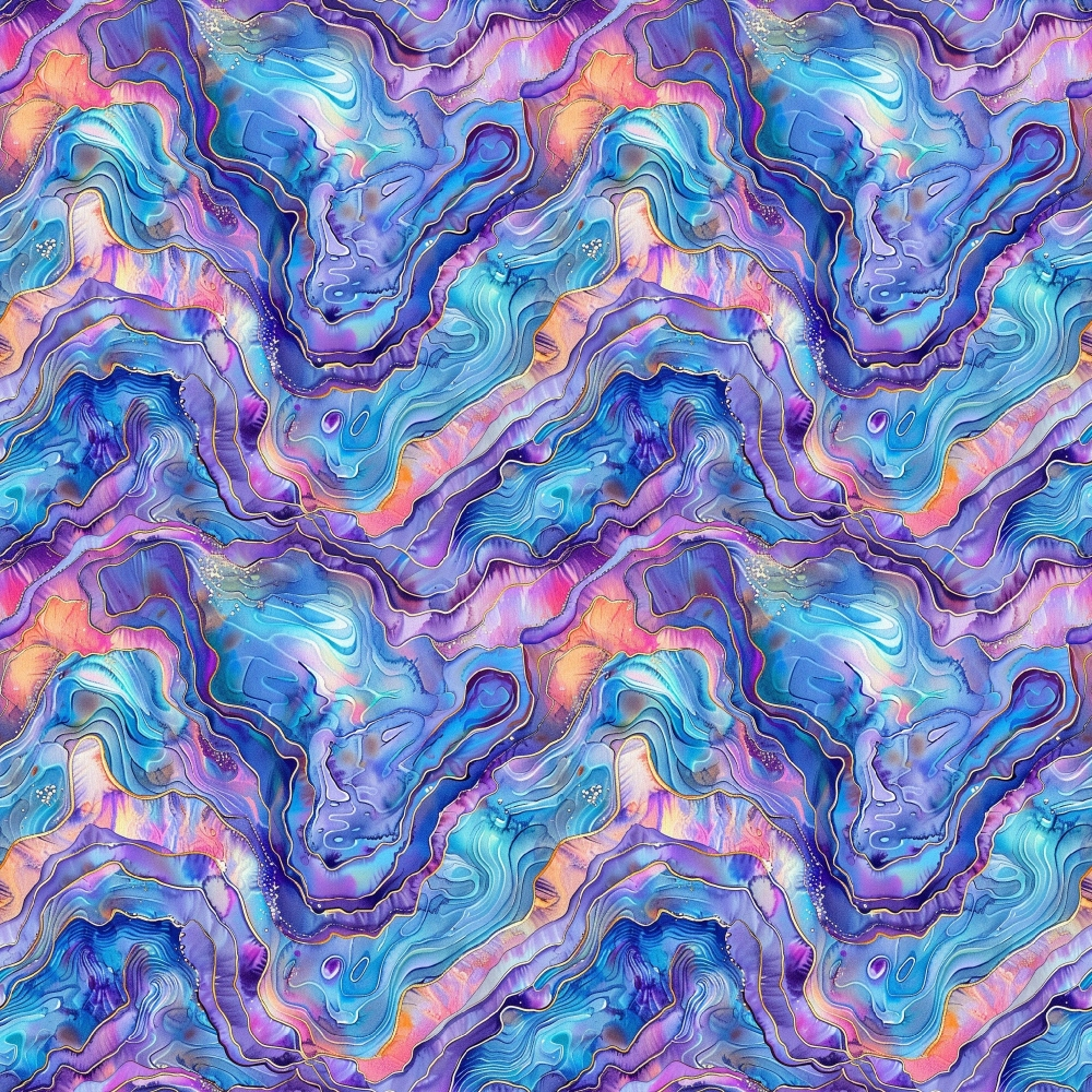 Mother of Pearl Pattern 8 Minky Fabric