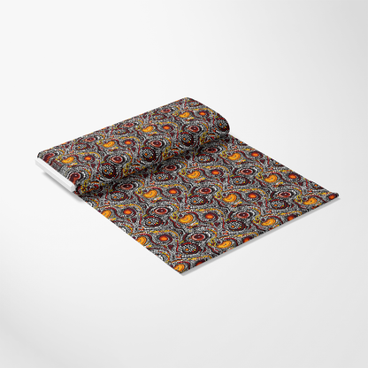 Aboriginal Circles and Dots Pattern 18 Quilting Cotton Fabric
