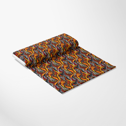 Aboriginal Circles and Dots Pattern 20 Quilting Cotton Fabric