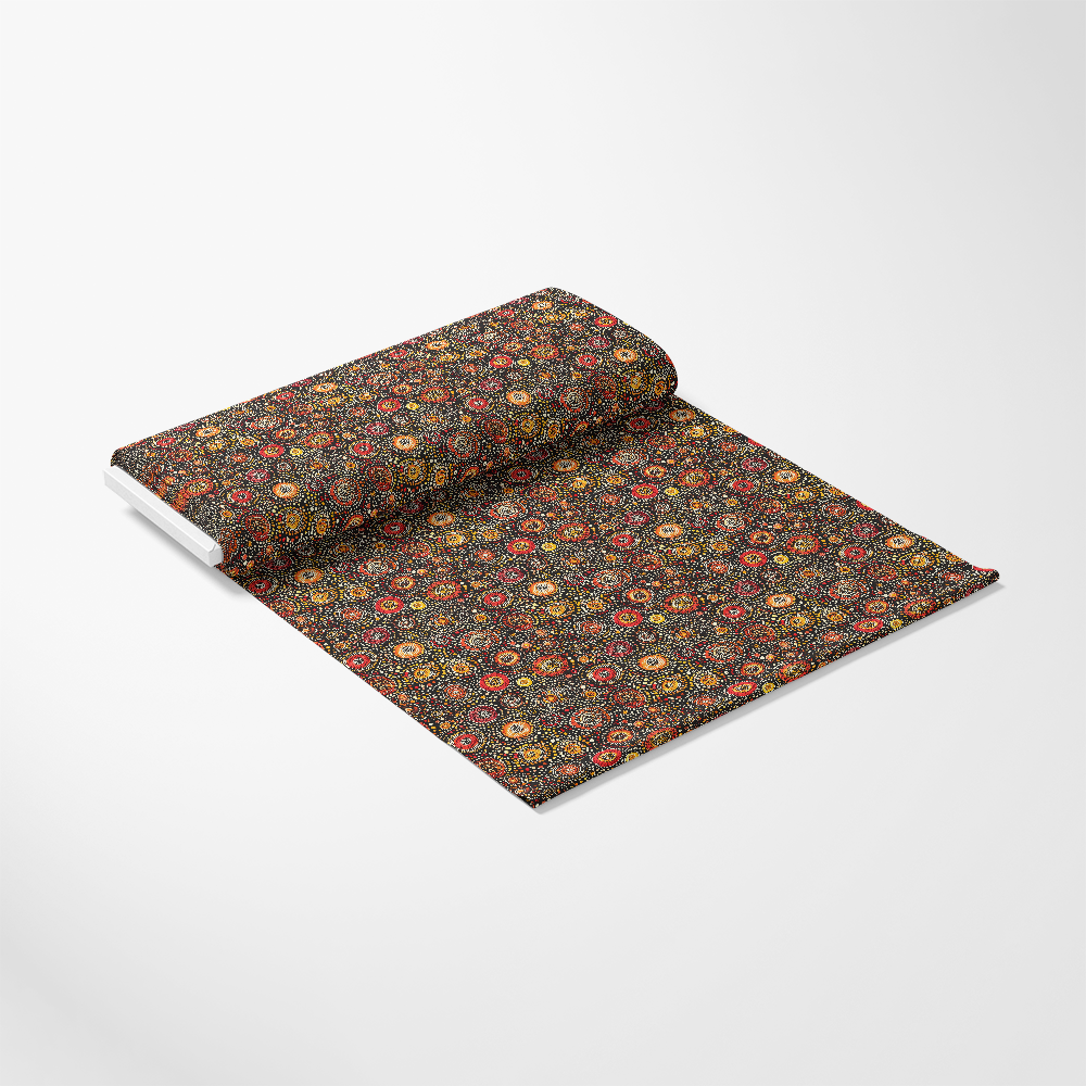 Aboriginal Circles and Dots Pattern 5 Quilting Cotton Fabric