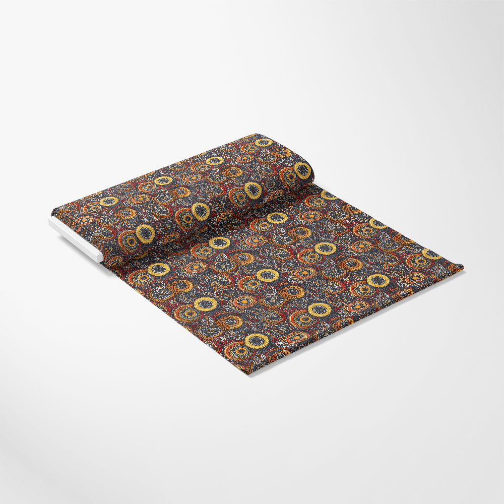 Aboriginal Circles and Dots Pattern 7 Quilting Cotton Fabric
