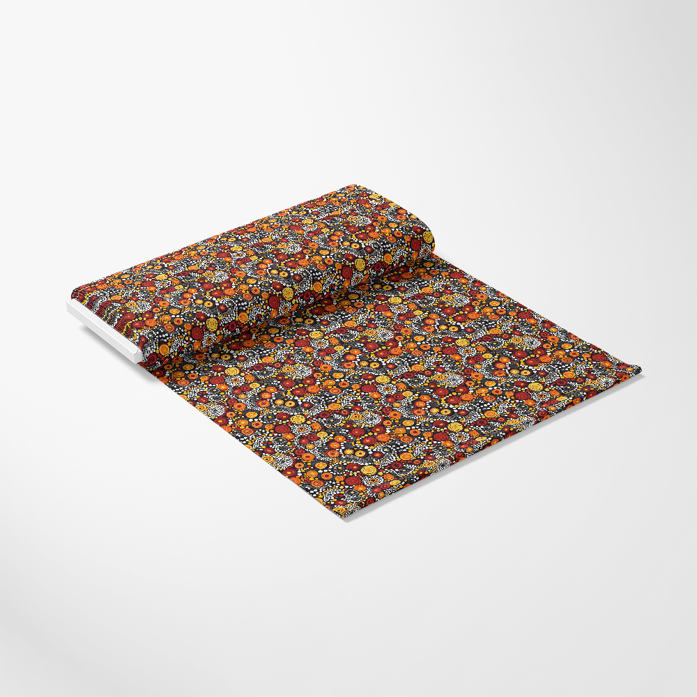 Aboriginal Circles and Dots Pattern 9 Quilting Cotton Fabric