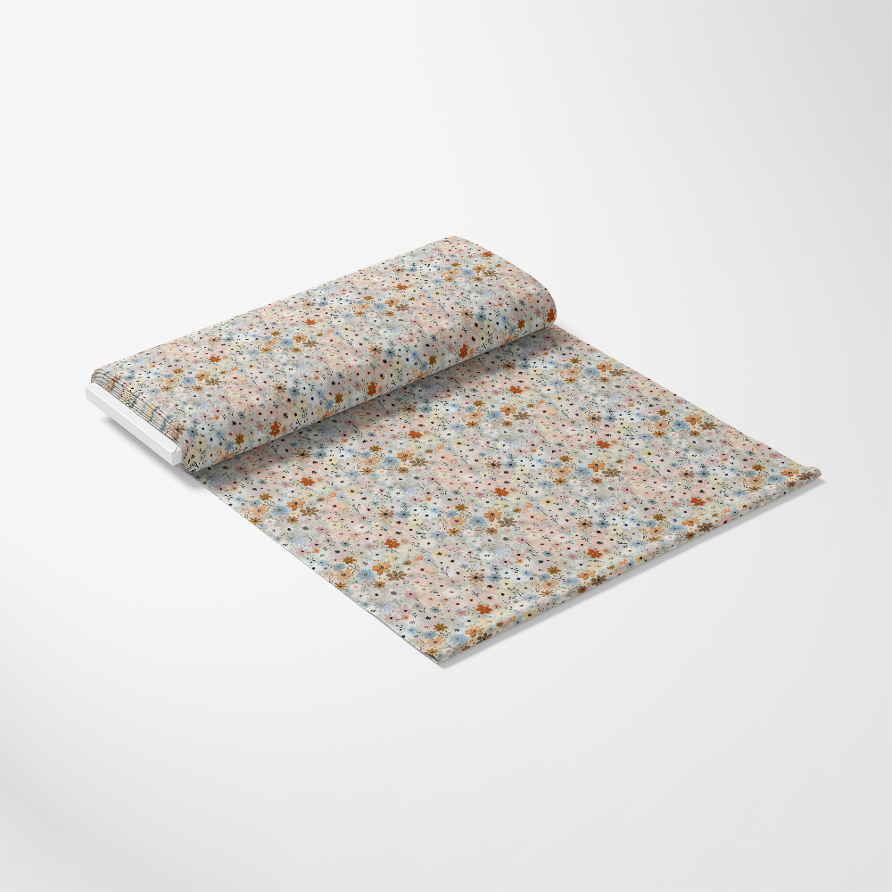 Abstract Meadow Flowers Pattern 1 Quilting Cotton Fabric