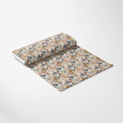 Abstract Meadow Flowers Pattern 2 Quilting Cotton Fabric