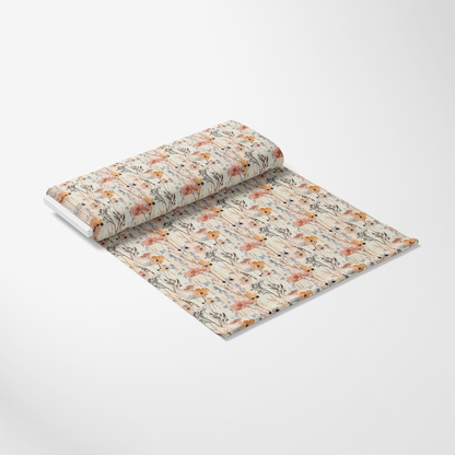 Abstract Meadow Flowers Pattern 3 Quilting Cotton Fabric