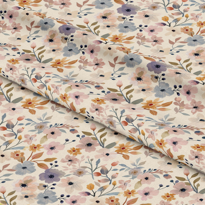 Abstract Meadow Flowers Pattern 6 Quilting Cotton Fabric
