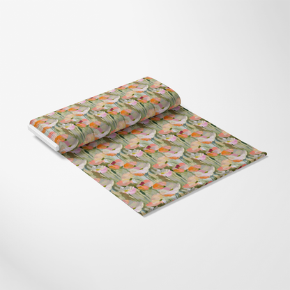 Abstract Poppy Paintings Pattern 3 Quilting Cotton Fabric