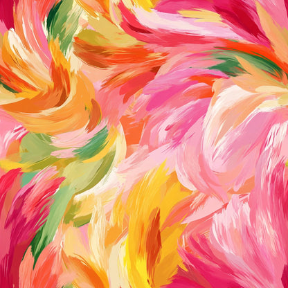 Abstract Spring Blossom Pattern 12 Quilting Cotton Fabric