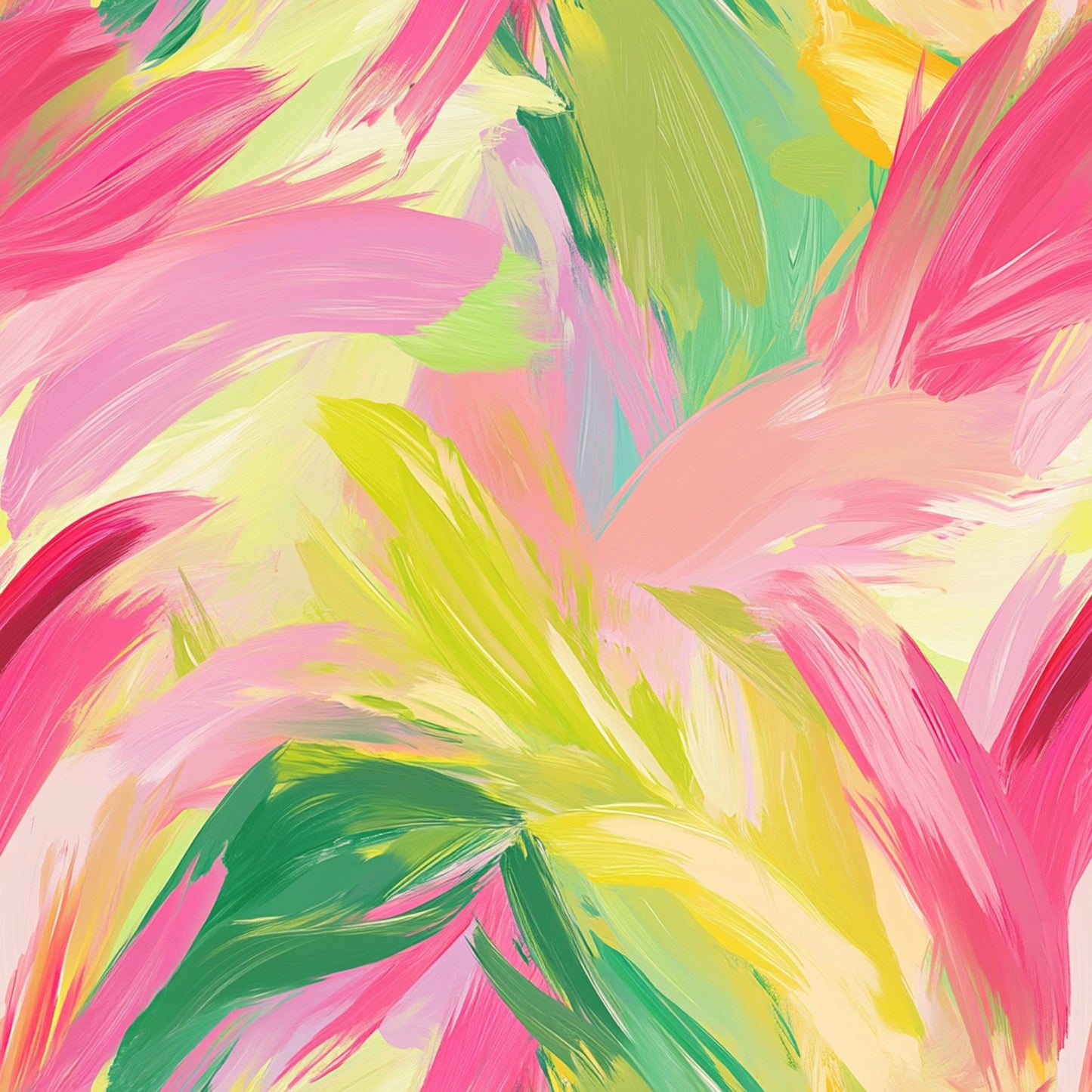 Abstract Spring Blossom Pattern 15 Quilting Cotton Fabric