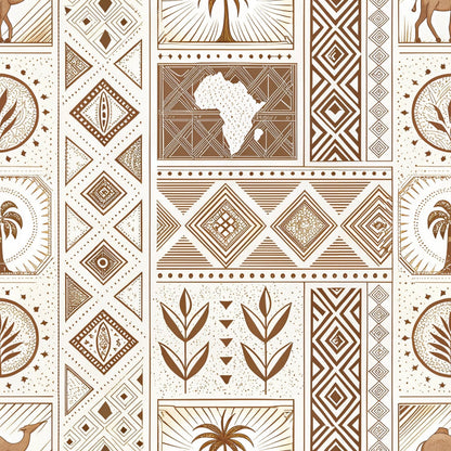 Serengeti Patchwork Pattern 2 Minky Fabric