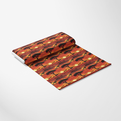 African Safari Sunset Pattern 1 Quilting Cotton Fabric