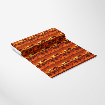 African Safari Sunset Pattern 8 Quilting Cotton Fabric