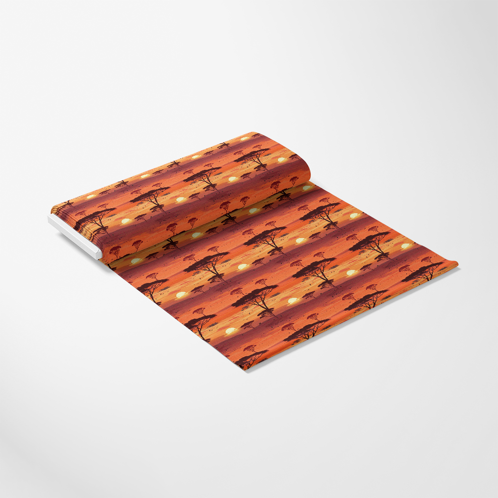 African Safari Sunset Pattern 9 Quilting Cotton Fabric