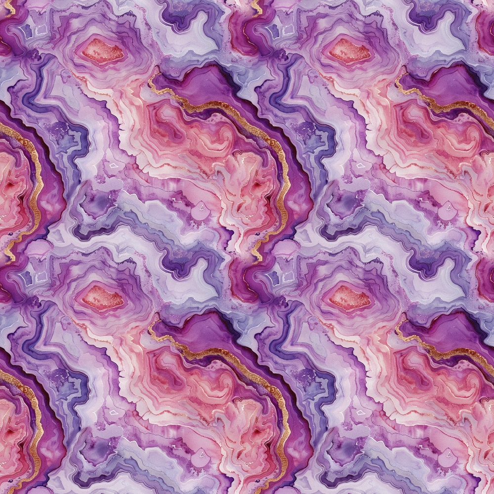 Geode Dreams Pattern 1 Minky Fabric
