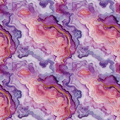 Geode Dreams Pattern 1 Minky Fabric