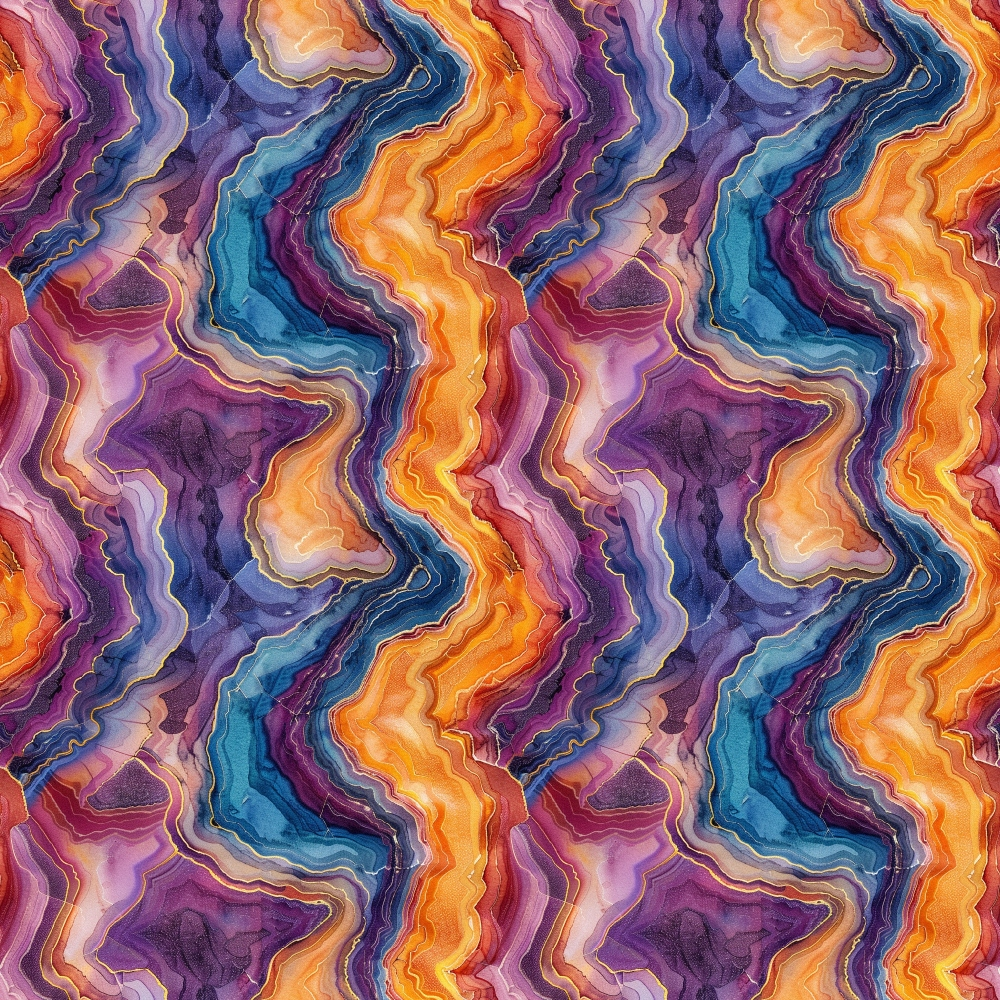 Geode Dreams Pattern 4 Minky Fabric
