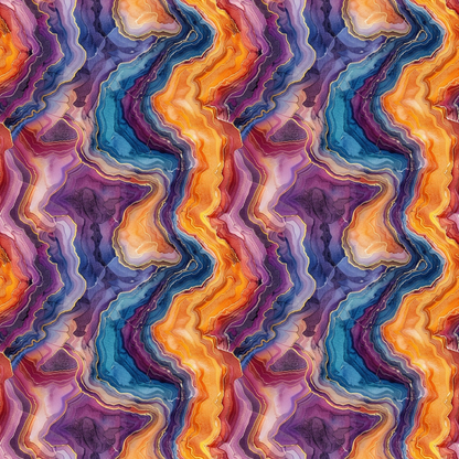 Geode Dreams Pattern 4 Minky Fabric