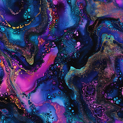 Geode Glow Pattern 10 Minky Fabric