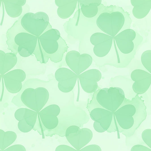 Alcohol Ink Shamrock Pattern 10 Minky Fabric